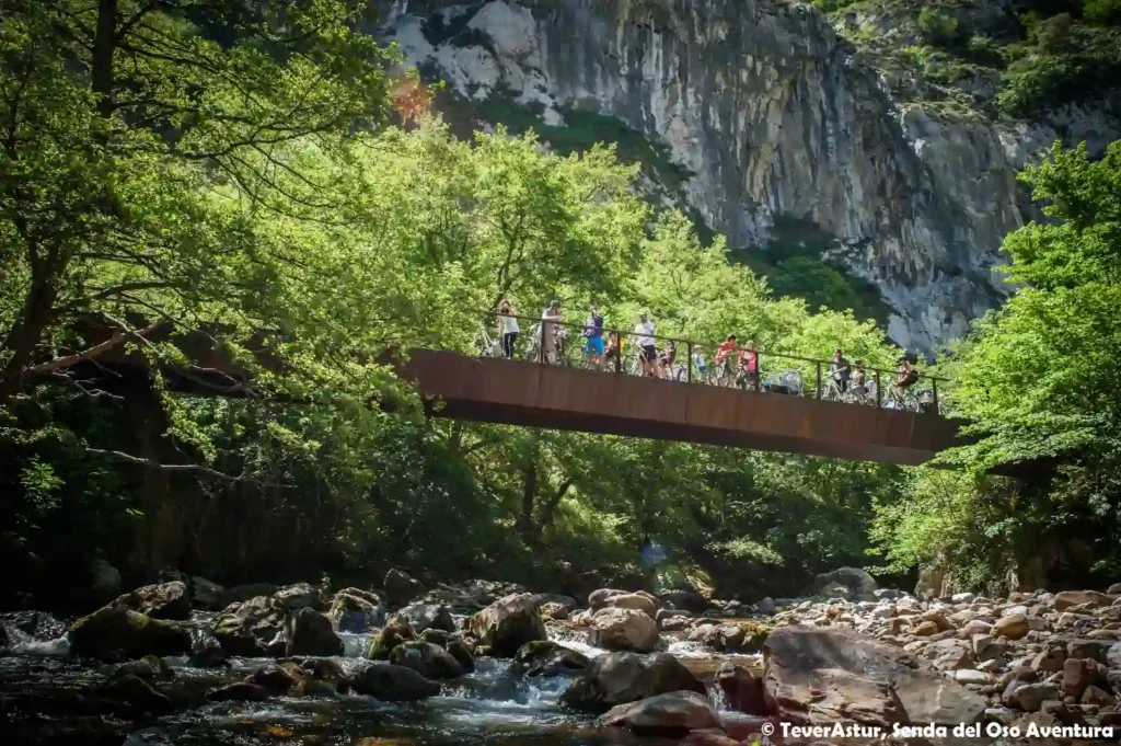 la senda del oso en bici